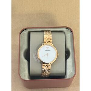 Emporio Armani Modern AR11158  Ladies Watch With White Dial